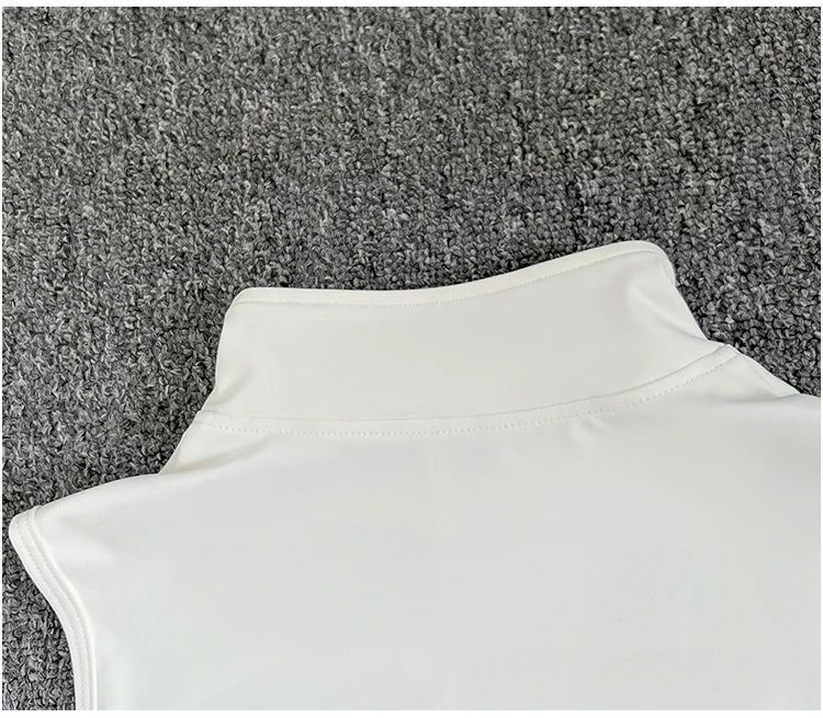 Sleeveless Performance Zip Top