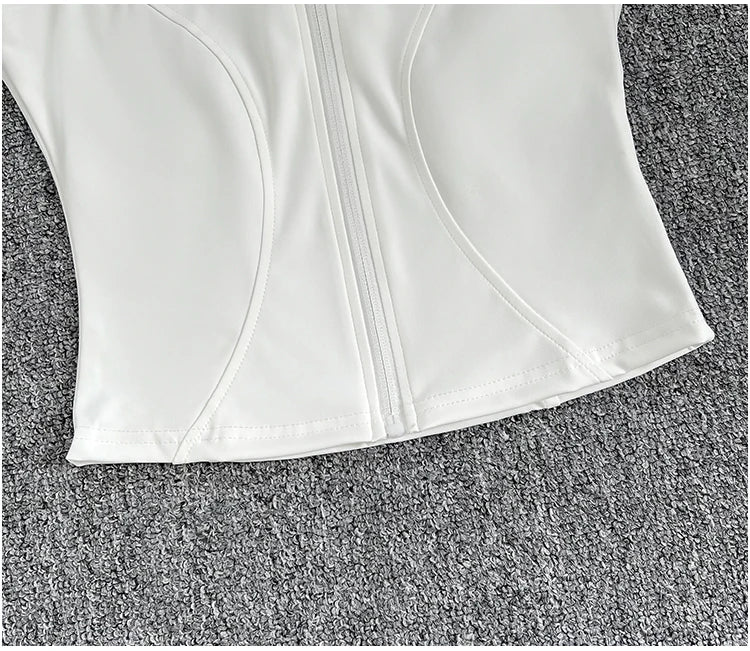 Sleeveless Performance Zip Top