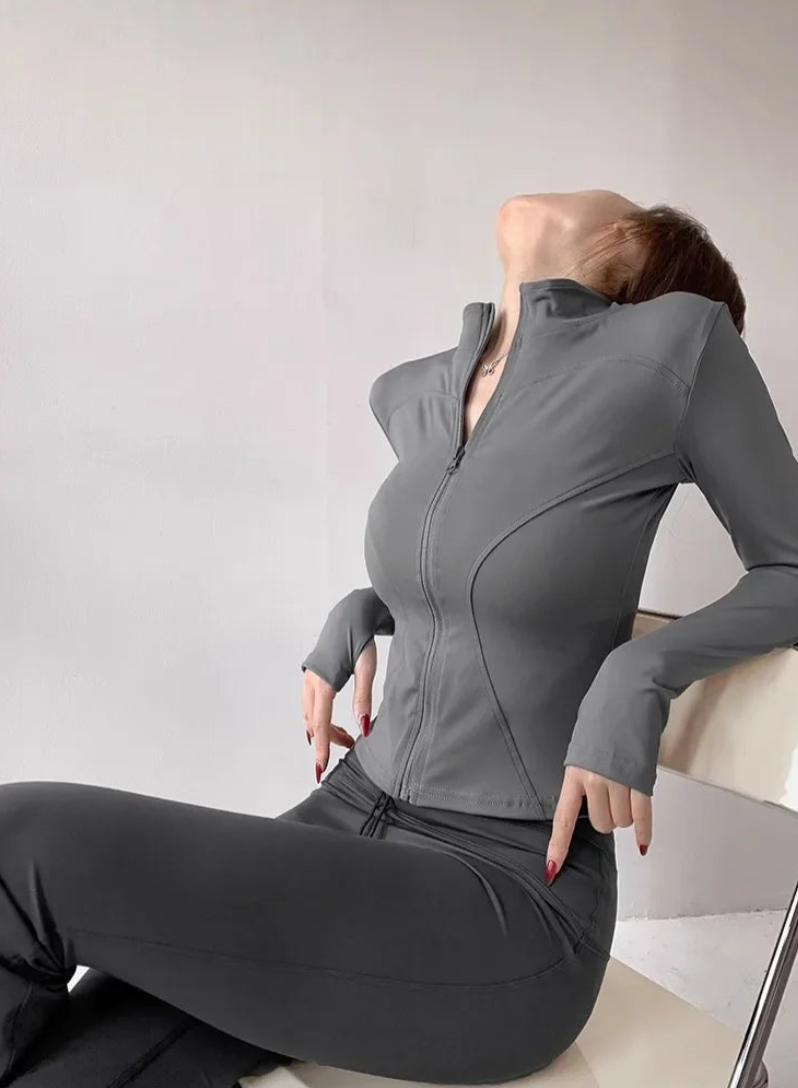 The Long Sleeve Zipper Jacket